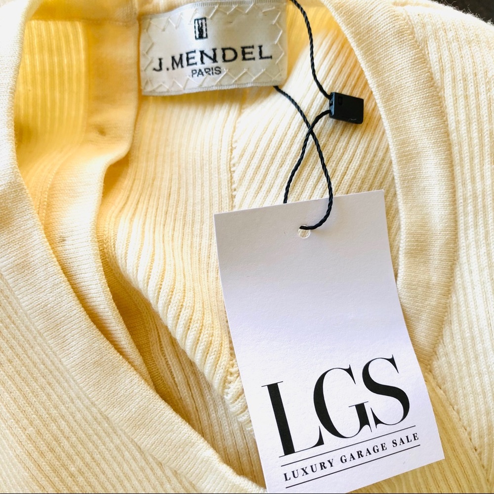 J. Mendel Ribbed Reverse Cardigan - Picture 3 of 5